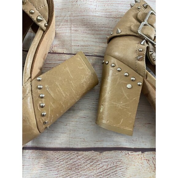 Laurence Decade Women's Studded Open Toe Ankle Booties - 37 1/2 - Picture 13 of 13